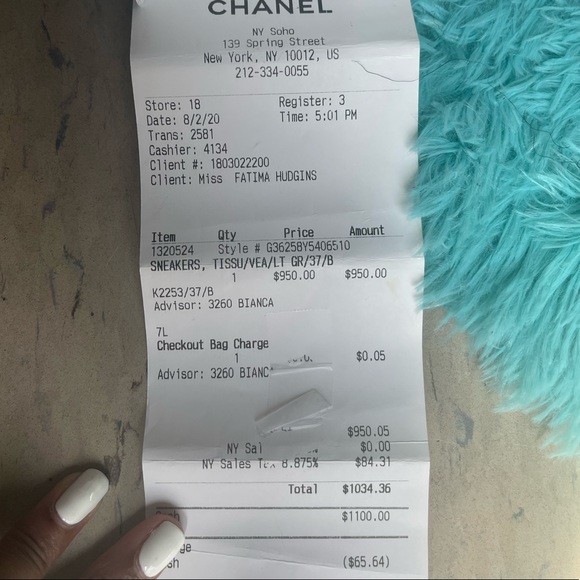 Chanel sneakers - Picture 6 of 8